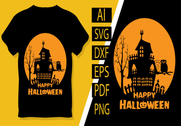 Bast Happy Halloween T Shirt Design Graphics