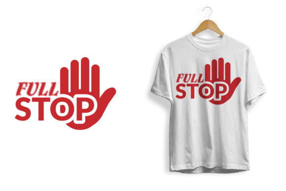 Full Stop Tshirt Design Print Ready