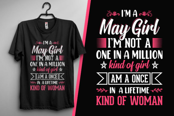 I’m a May Girl Graphics & Print Templates