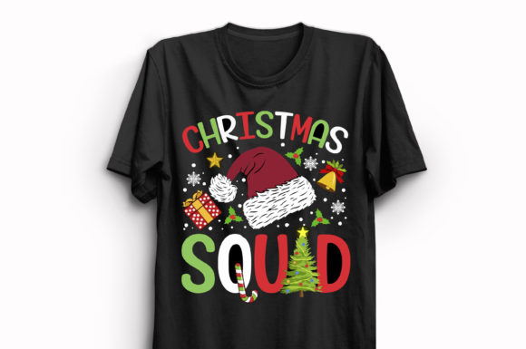 New Christmas T-Shirt Design 153: Graphics & Print Templates