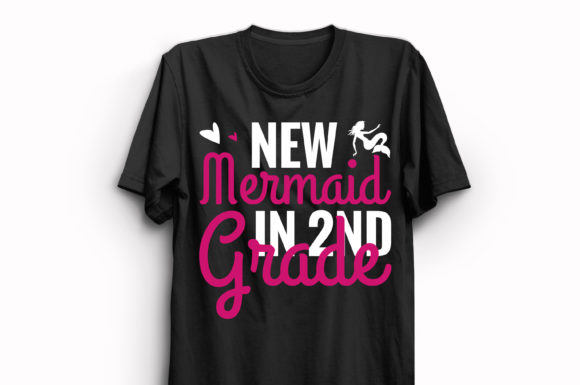 New Trendy Mermaid T-Shirt Design 78: Graphics & Print Templates