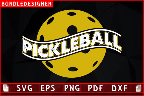 Pickleball T-Shirt Design: Graphics & Print Templates