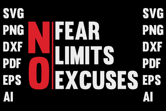 T-shirt Design- No Fear No Limits